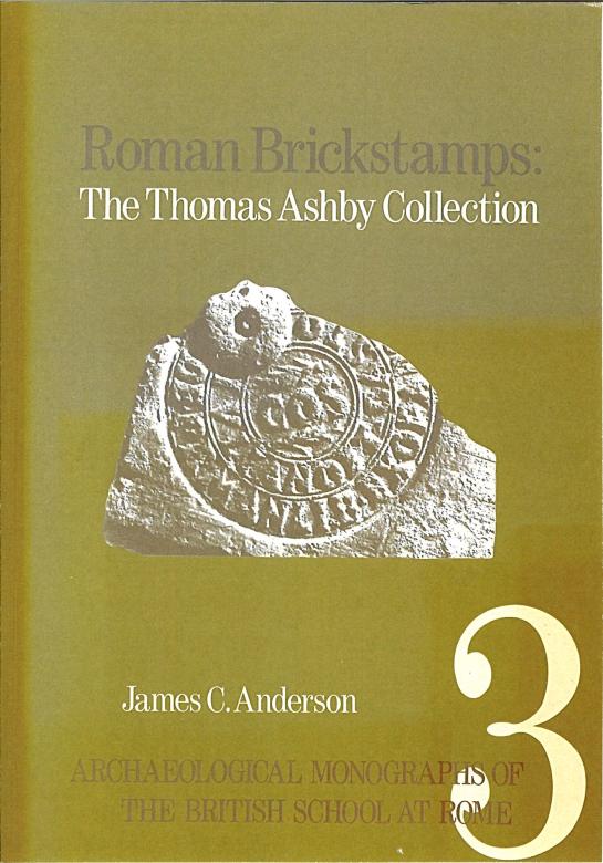Anderson's book, Roman Brickstamps 